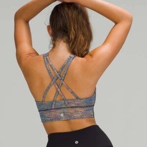 lululemon athletica High Neck Sports Bra - Spectral Fusion Fits B C Cups
